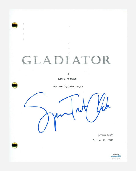 Spencer Treat Clark Signed Autograph Gladiator Movie Script Screenplay ACOA COA