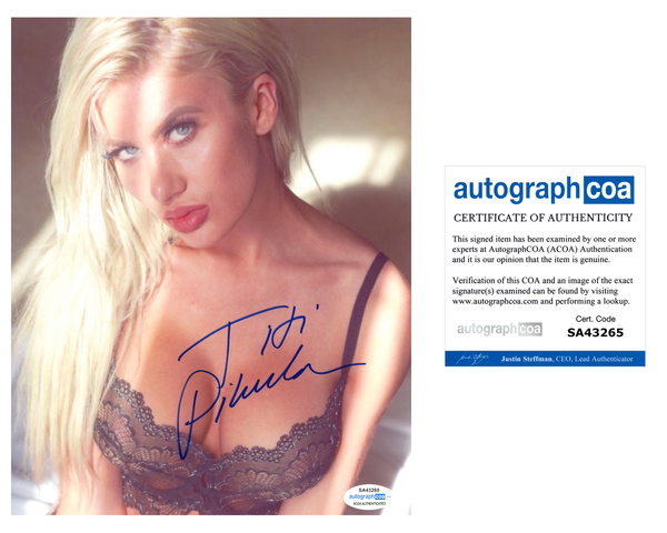Titi Pikula Signed Autographed 8x10 Photo Sexy Model ACOA COA