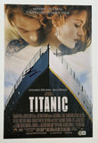 Leonardo DiCaprio Signed Titanic Movie Poster 12x18 Photo Autograph Beckett COA