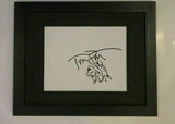 Tom Petty Signed Autograph 8.5x11 Hand Drawn Self Portrait Sketch Artwork ACOA