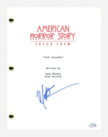 Matt Bomer Signed American Horror Story Freak Show E5 Script Transcript ACOA COA