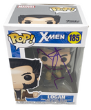 Hugh Jackman Signed X-Men Logan Funko Pop #185 Wolverine Autograph Beckett COA