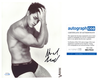 Noah Beck Signed Autograph 8x10 Photo Shirtless Actor Model TikTok ACOA COA