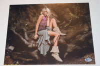 Sienna Miller Signed Autographed 11x14 Photo Sexy Actress Beckett BAS COA