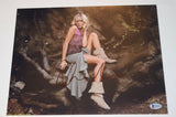 Sienna Miller Signed Autographed 11x14 Photo Sexy Actress Beckett BAS COA