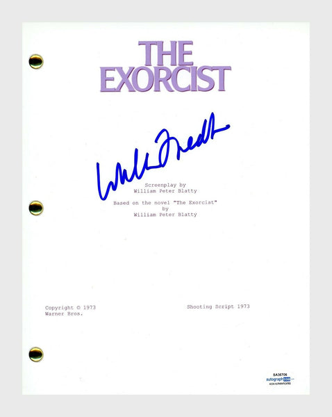 William Friedkin Signed Autographed The Exorcist Movie Script ACOA COA