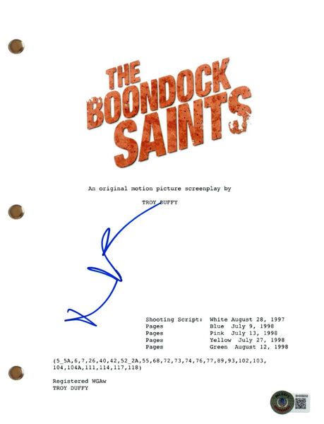 Norman Reedus Signed Autograph The Boondock Saints Full Movie Script Beckett COA