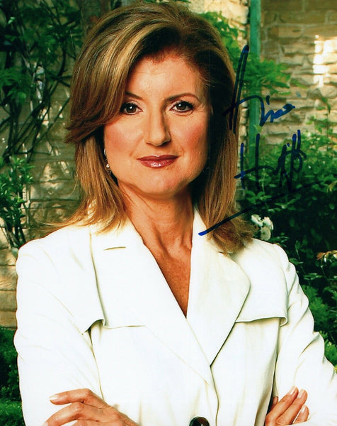 Arianna Huffington Signed Autographed 8x10 Photo The Huffington Post COA VD