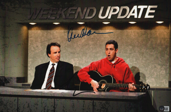 Adam Sandler Kevin Nealon Signed Saturday Night Live SNL 11x17 Photo Beckett COA