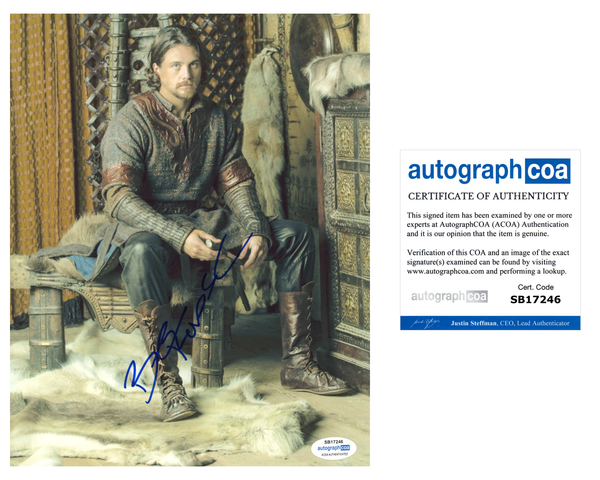 Ben Robson Signed Autographed 8x10 Photo Vikings Actor ACOA COA