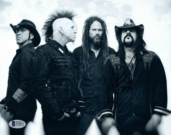 Vinnie Paul Signed Autograph 8x10 Photo PANTERA & HELLYEAH Drummer Beckett COA