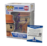 Jim Carrey Signed Funko Pop Figure Lloyd Christmas Dumb and Dumber Beckett COA