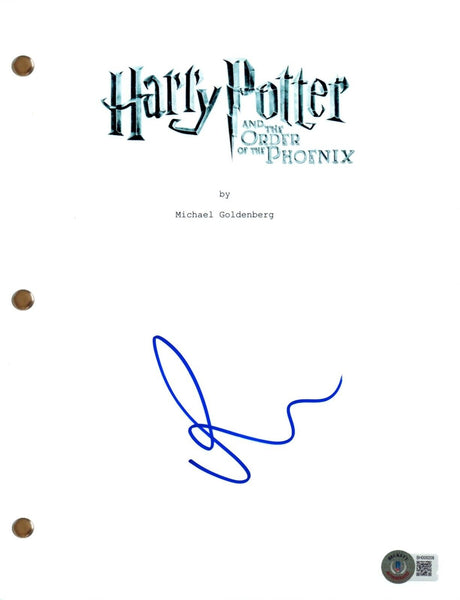 Rupert Grint Signed Harry Potter Order of the Phoenix Movie Script Beckett COA
