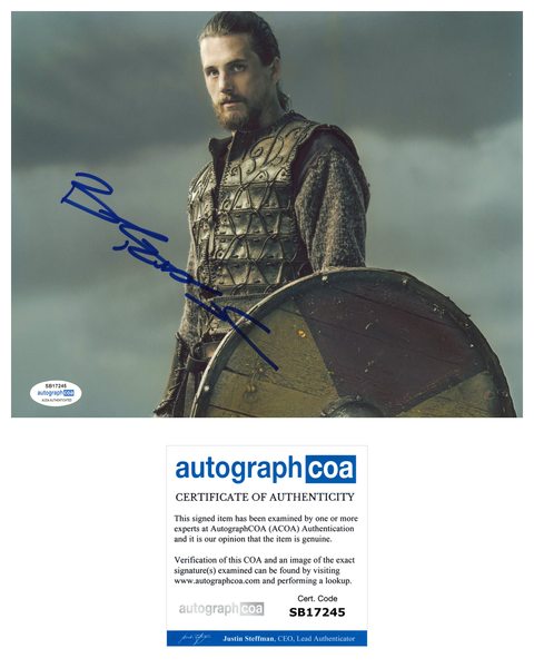 Ben Robson Signed Autographed 8x10 Photo Vikings Actor ACOA COA