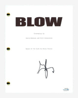 George Jung Signed Autographed Blow Movie Script Drug Smuggler ACOA COA