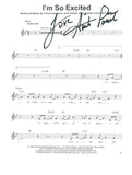 Anita Pointer Signed Autograph Im So Excited Lyric Sheet The Pointer Sisters COA