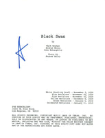 Darren Aronofsky Signed Autographed BLACK SWAN Movie Script COA