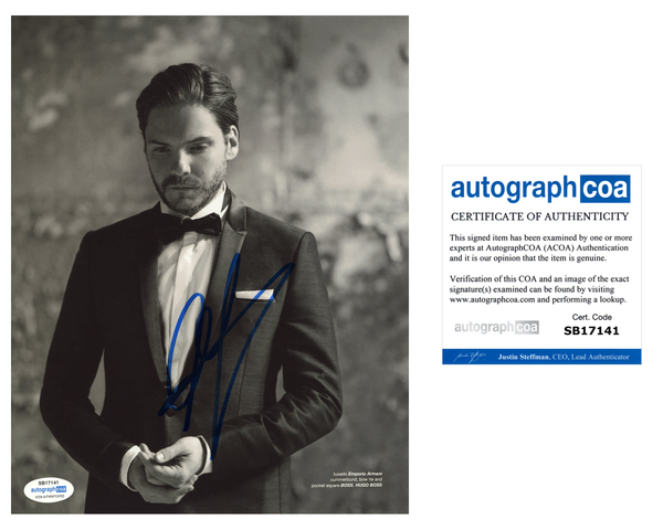 Daniel Bruhl Signed Autographed 8x10 Photo The Alienist Captain America ACOA COA