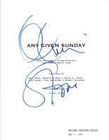 Oliver Stone Signed Autographed ANY GIVEN SUNDAY Movie Script COA VD