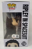 Sigourney Weaver Signed Alien Ripley In Spacesuit Funko Pop Autograph Beckett