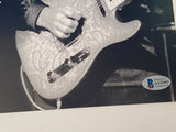 James Burton Elvis Signed 11x14 Photo Elvis Presley TCB Guitarist Beckett COA