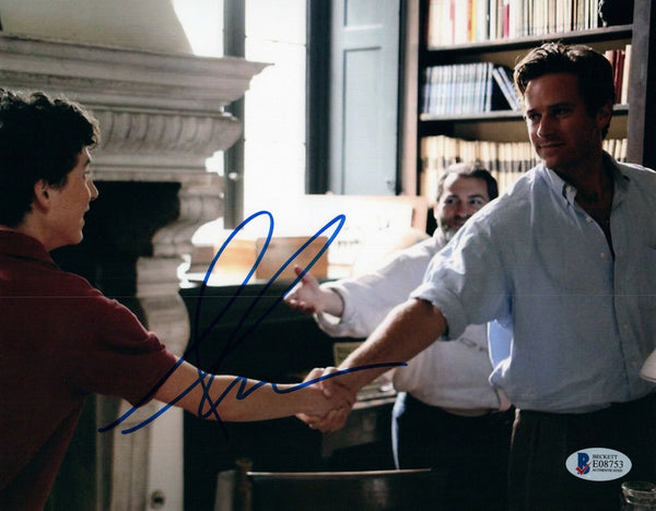 Armie Hammer Signed Autographed 8x10 Photo CALL ME BY YOUR NAME BAS BECKETT COA