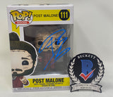Post Malone Signed Autographed Funko Pop Rocks Figure #111 Beckett COA