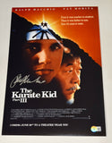 Ralph Macchio Signed The Karate Kid Part III 3 11x17 Movie Poster Beckett COA