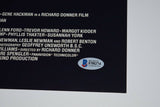 Richard Donner Signed Autograph Superman The Movie 11x17 Poster Beckett BAS COA