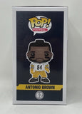 Antonio Brown Signed Autographed Funko Pop Pittsburgh Steelers #62 Beckett COA