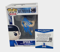 Zachary Quinto Signed Funko Pop Figure Spock Star Trek Beyond Beckett COA