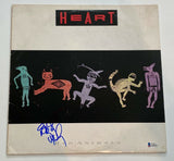 Nancy Wilson Signed Autographed Heart Bad Animals Vinyl Record Album Beckett COA