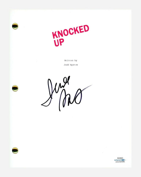 Judd Apatow Signed Autographed KNOCKED UP Movie Script Screenplay ACOA COA