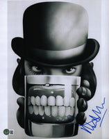 Malcolm McDowell Signed Autograph 11x14 Photo A Clockwork Orange Beckett COA