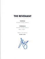 Will Poulter Signed Autographed THE REVENANT Movie Script COA VD