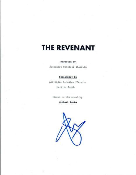 Will Poulter Signed Autographed THE REVENANT Movie Script COA VD