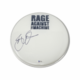 Brad Wilk Signed Autographed 12" Drumhead Rage Against The Machine Beckett COA