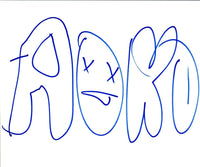Steve Aoki Signed Autographed Hand Drawn Sketch EDM DJ COA VD