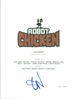 Seth Green Signed Autographed ROBOT CHICKEN  Pilot Episode Script COA VD