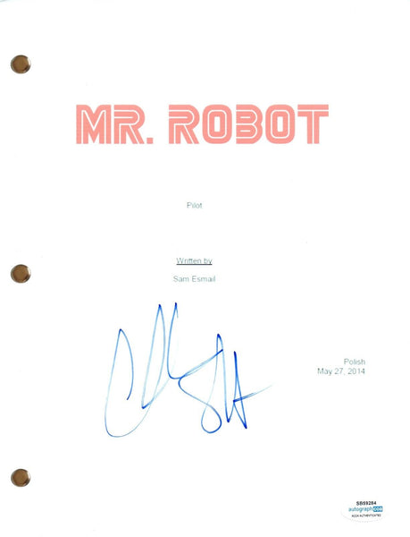 Christian Slater Signed Autograph Mr. Robot Pilot Script Screenplay ACOA COA