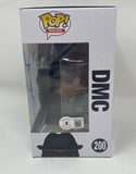 DMC Darryl McDaniels Signed Run Dmc Funko Pop Rocks #200 Figure Beckett COA