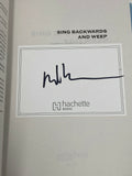 Mark Lanegan Signed Sing Backwards and Weep Hardcover Book Screaming Trees COA