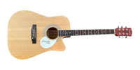 Brian Johnson Signed Autographed Full Size Acoustic Guitar AC/DC ACOA COA