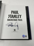 Paul Stanley Signed Autographed Backstage Pass 1st Edition Book Kiss Beckett COA