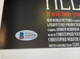 Clive Barker Signed Autographed Hellraiser 11x17 Movie Poster Photo Beckett COA