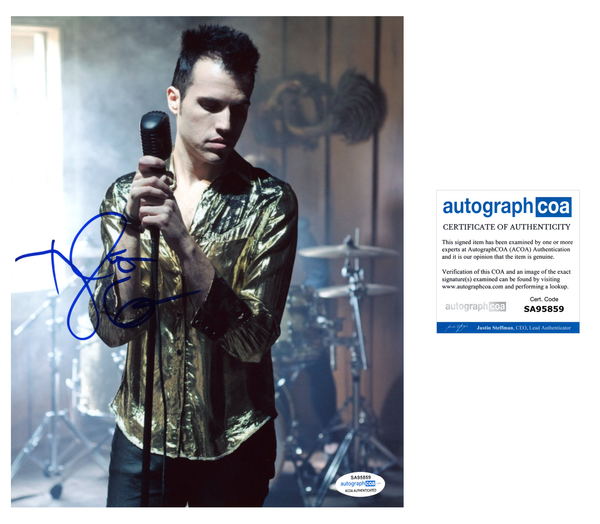 Tyler Glenn Signed Autographed 8x10 Photo Neon Trees Singer ACOA COA AB