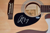 Post Malone Signed Autographed Acoustic Guitar Hollywood's Bleeding Beckett COA