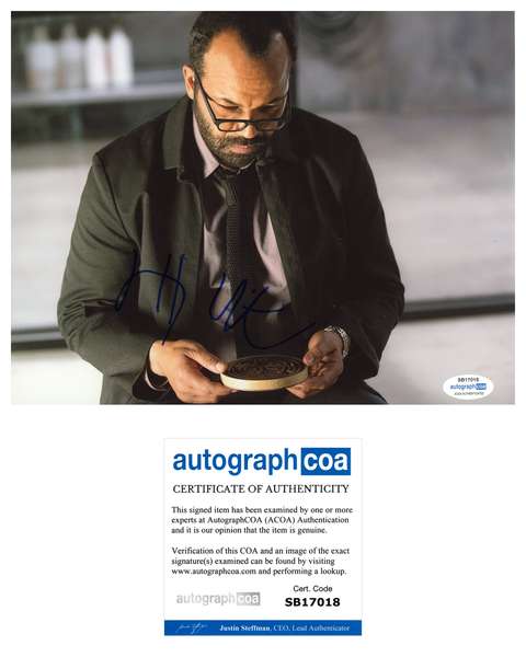 Jeffrey Wright Signed Autographed 8x10 Photo Westworld Actor ACOA COA