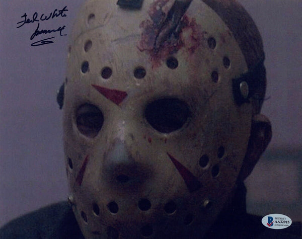 Ted White Signed Autograph 8x10 Photo Friday The 13th 4 Jason Voorhees BAS COA