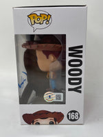 Tom Hanks Signed Autograph Funko Pop Toy Story Woody 168 Figure Beckett COA